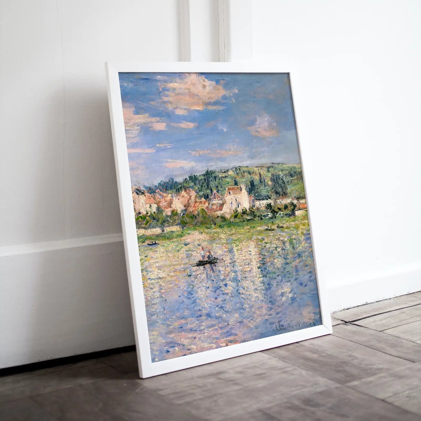 Included artwork preview showing first selection of artworks from Vétheuil in Summer Claude Monet Painting Famous Monet Art. Instant Download Vintage Decor. Monet Landscape Printable Wall Art. Vintage Decor.