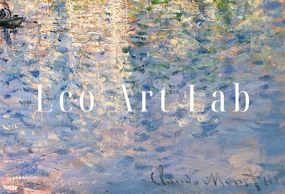 Detail view of artwork from Vétheuil in Summer Claude Monet Painting Famous Monet Art. Instant Download Vintage Decor. Monet Landscape Printable Wall Art. Vintage Decor. (variation 2)