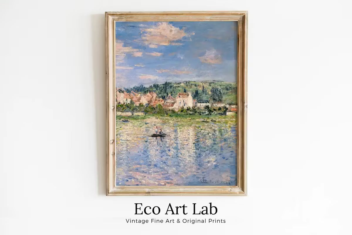 Vétheuil in Summer Claude Monet Painting Famous Monet Art. Instant Download Vintage Decor. Monet Landscape Printable Wall Art. Vintage Decor – Printable Wall Art