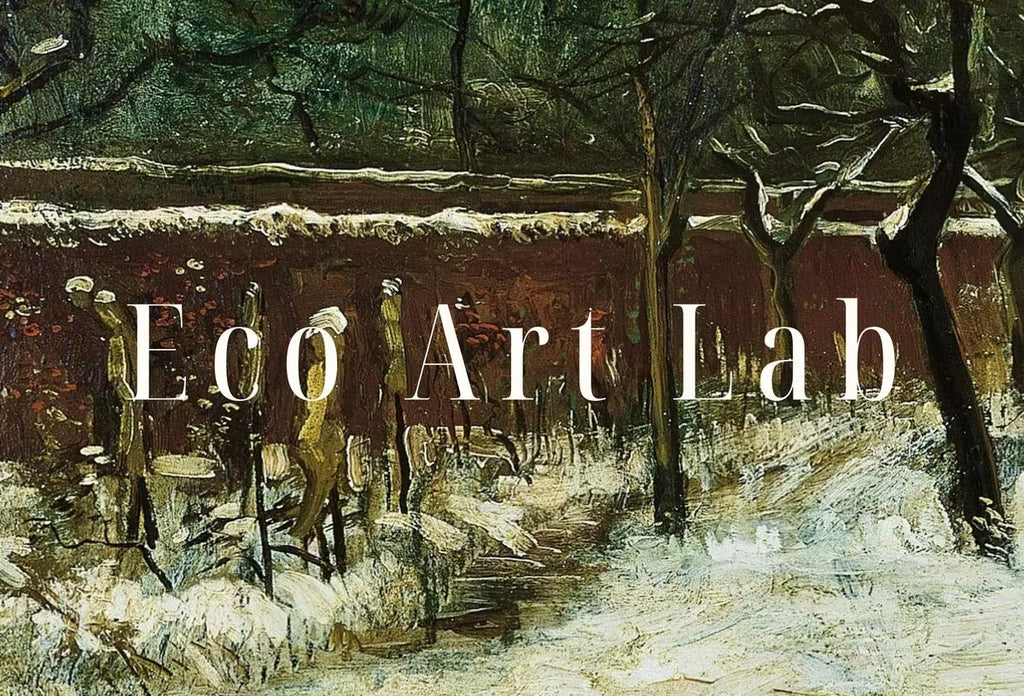 Vicarage Garden Under Snow by Vincent van Gogh. Printable Famous Art Print. Instant Download van Gogh Print Vintage Painting. Fine Art Print – Printable Wall Art