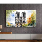 View Of Notre Dame Art I Cathedral Wall Decor I Frame TV 4K Digital Art For Samsung Frame TV – Frame TV  Art