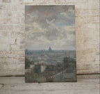 View of Paris Vincent van Gogh Printable Famous Oil Painting. Instant Download van Gogh Print European Landscape Vintage Wall Decor Fine Art – Printable Wall Art