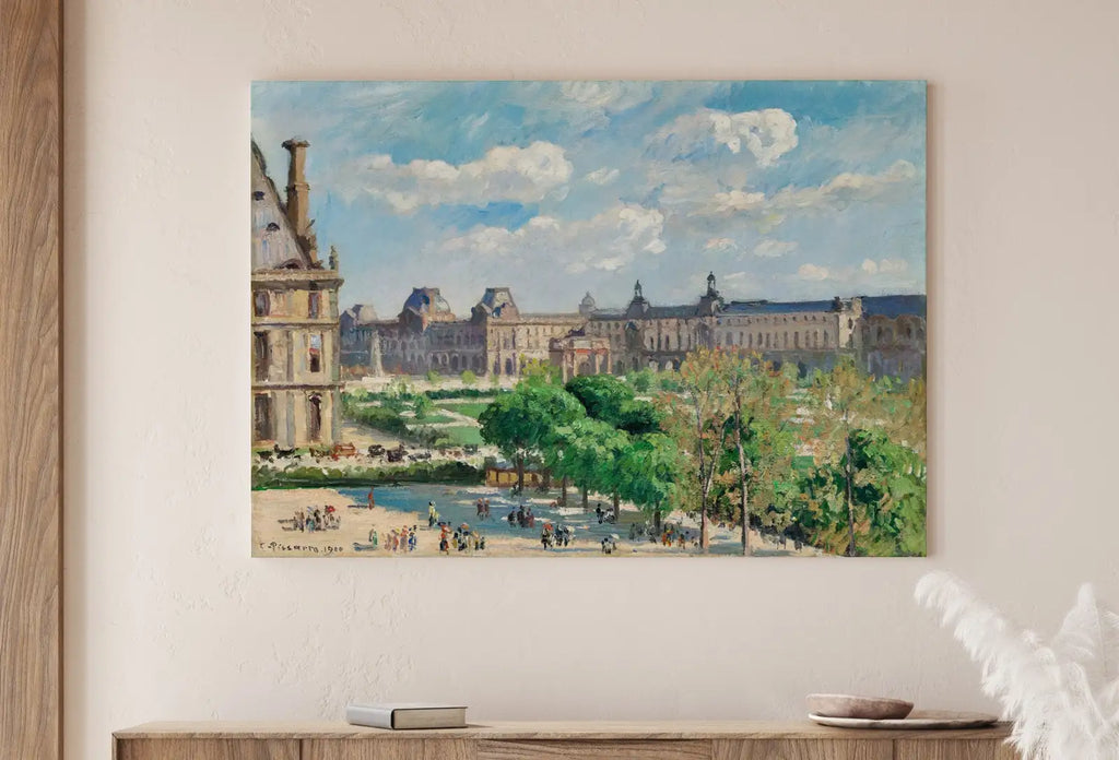 View of the Place du Carrousel in Paris Painting. Printable Famous Art Print. Instant Download Vintage Cityscape Wall Decor. Fine Art Print – Printable Wall Art Digital Download – Digital Download