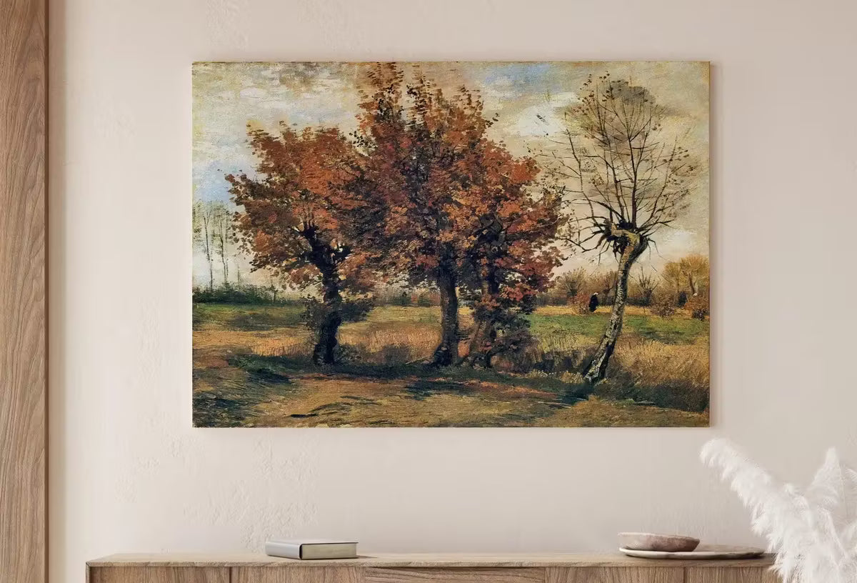 Vincent van Gogh Autumn Landscape Printable Famous Art Print. Instant Download van Gogh Print. Vintage Art. Landscape Fine Art Painting – Printable Wall Art
