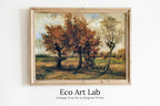 Vincent van Gogh Autumn Landscape Printable Famous Art Print. Instant Download van Gogh Print. Vintage Art. Landscape Fine Art Painting – Printable Wall Art Digital Download – Digital Download