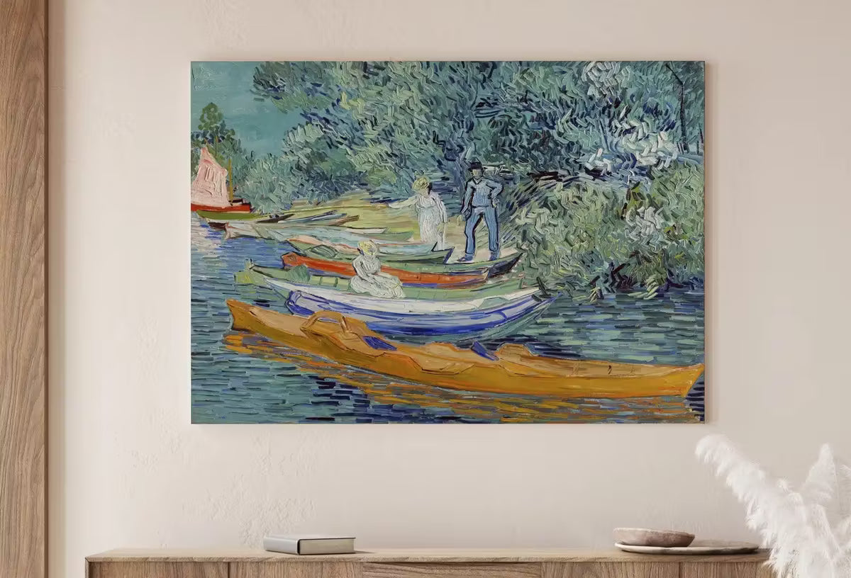 Vincent van Gogh Bank of the Oise at Auvers Printable Famous Art Prints. Instant Download van Gogh Print Vintage Painting. Fine Art Print – Printable Wall Art