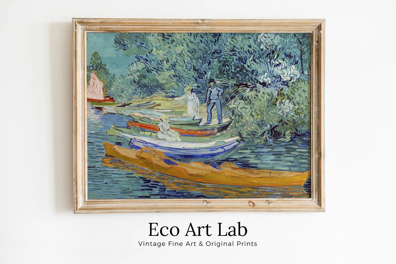 Vincent van Gogh Bank of the Oise at Auvers Printable Famous Art Prints. Instant Download van Gogh Print Vintage Painting. Fine Art Print – Printable Wall Art Digital Download