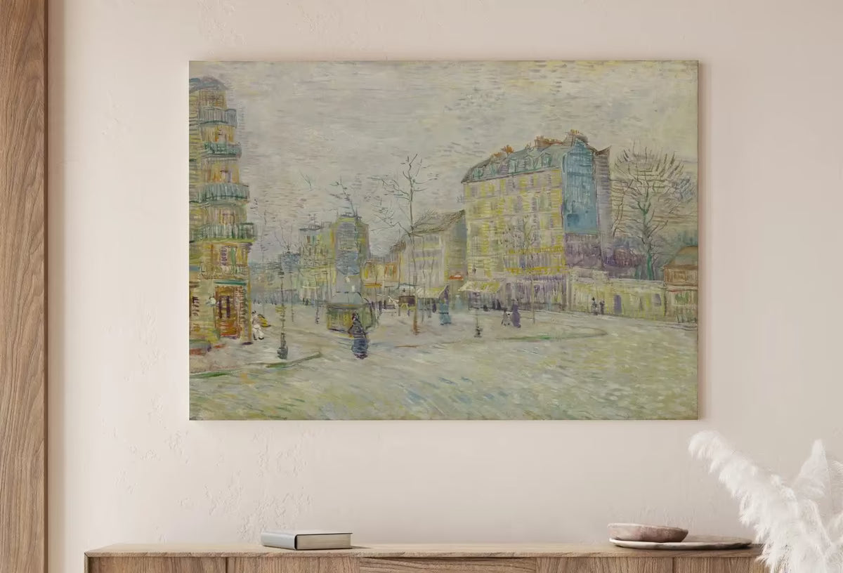 Vincent van Gogh Boulevard de Clichy Painting. Famous Printable Art. Instant Download. Paris Street van Gogh Vintage Fine Art – Printable Wall Art