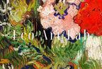 Detail view of artwork from Vincent van Gogh Bouquet of Flowers in Vase Printable Famous Art Prints. Instant Download van Gogh Still Life Print. Vintage Floral Fine Art. (variation 1)
