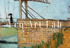 Vincent van Gogh Bridge Landscape Painting Printable Famous Art Print. Instant Download van Gogh Print Vintage Fine Art Digital Download – Printable Wall Art Digital Download – Digital Download