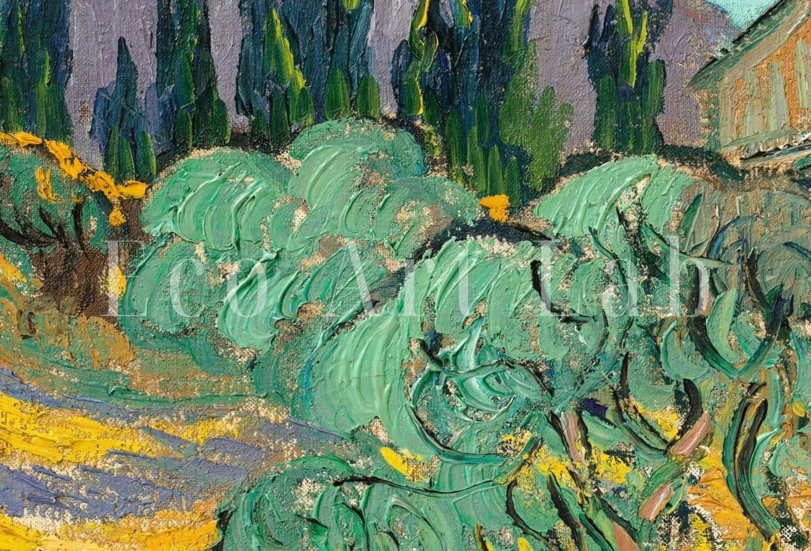 Vincent van Gogh Cabin & Trees Landscape. Printable Famous Art Prints. Instant Download van Gogh Print Vintage Painting. Fine Art Print – Printable Wall Art Digital Download – Digital Download