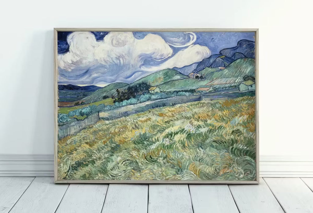 Vincent van Gogh Countryside Field. Printable Famous Art Print. Instant Download van Gogh Print. Vintage Art Landscape Painting – Printable Wall Art