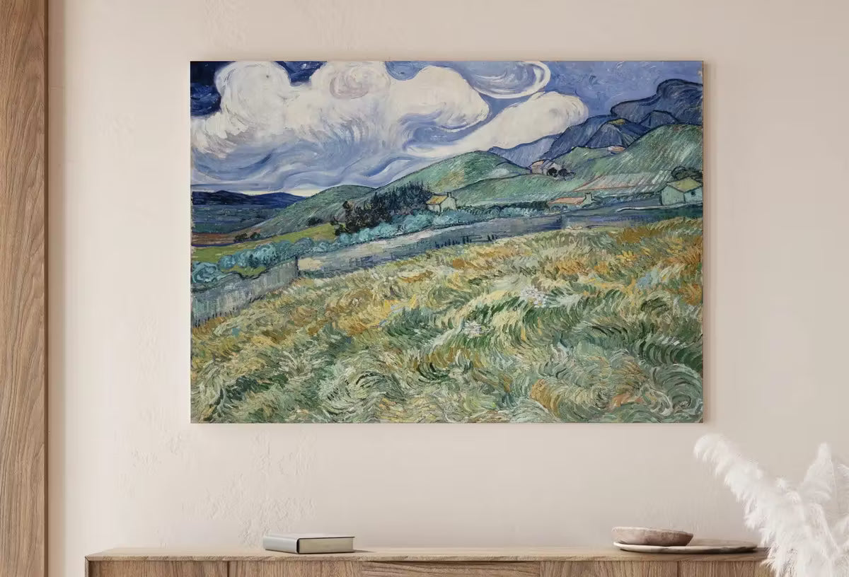 Vincent van Gogh Countryside Field. Printable Famous Art Print. Instant Download van Gogh Print. Vintage Art Landscape Painting – Printable Wall Art