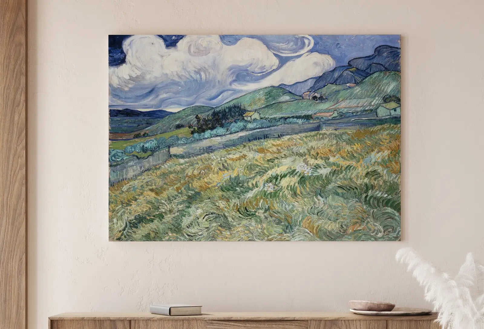 Vincent van Gogh Countryside Field. Printable Famous Art Print. Instant Download van Gogh Print. Vintage Art Landscape Painting – Printable Wall Art Digital Download – Digital Download