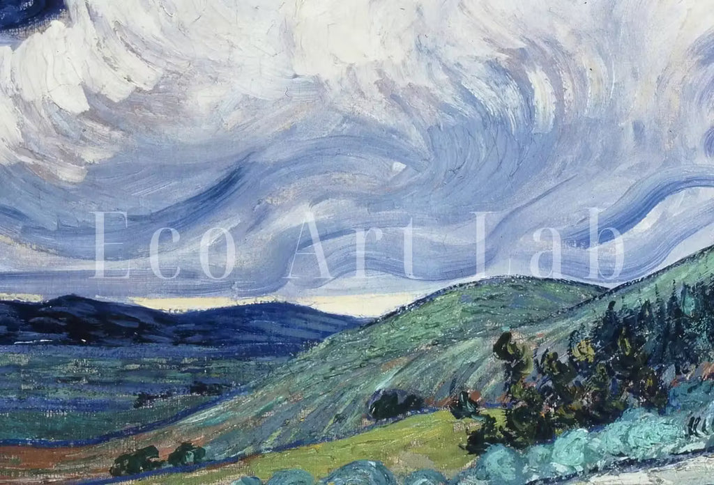 Vincent van Gogh Countryside Field. Printable Famous Art Print. Instant Download van Gogh Print. Vintage Art Landscape Painting – Printable Wall Art