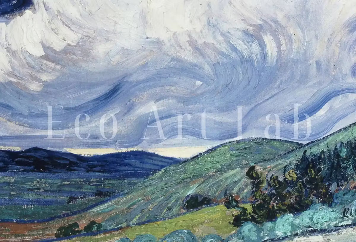 Vincent van Gogh Countryside Field. Printable Famous Art Print. Instant Download van Gogh Print. Vintage Art Landscape Painting – Printable Wall Art