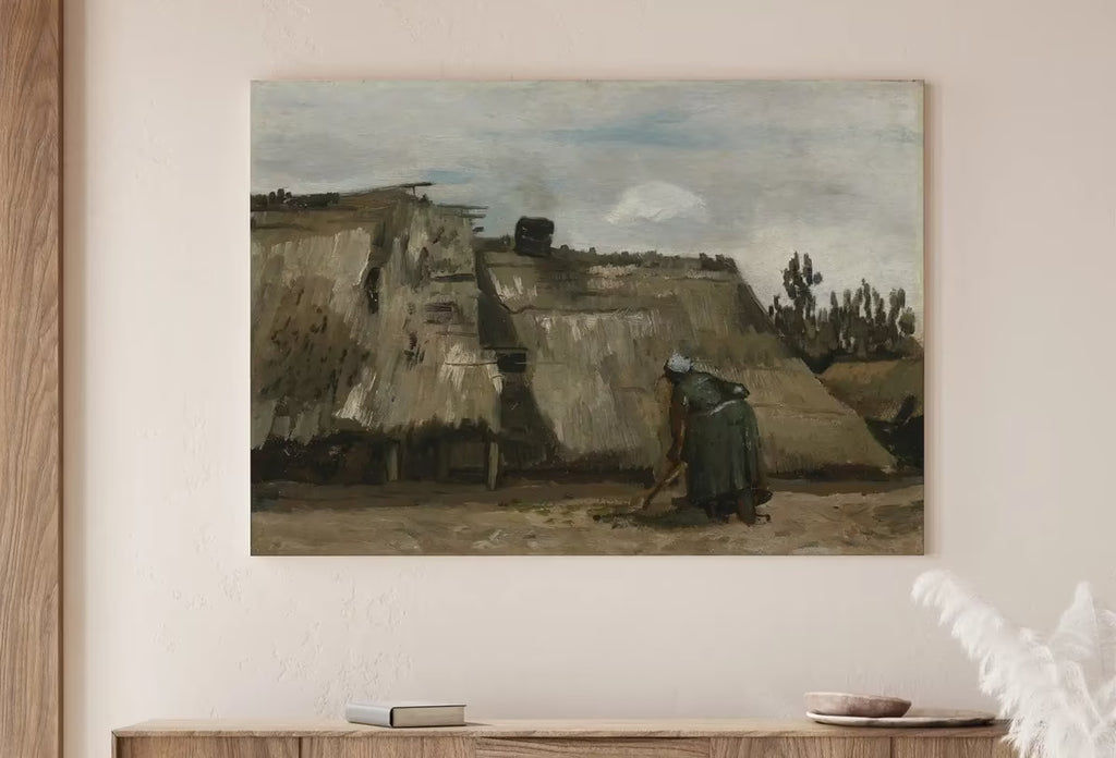 Vincent van Gogh Farmhouse Landscape Painting Printable Famous Art Print. Instant Download van Gogh Print Vintage Fine Art  – Printable Wall Art