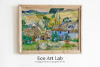Vincent van Gogh Farms near Auvers Painting Printable Famous Art. Instant Download Farmhouse van Gogh Vintage Fine Art Digital Download – Printable Wall Art Digital Download – Digital Download