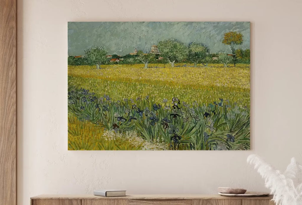 Vincent van Gogh Field with Flowers Printable Famous Art Print. Instant Download. van Gogh Print. Vintage Landscape Painting. Fine Art Print – Printable Wall Art