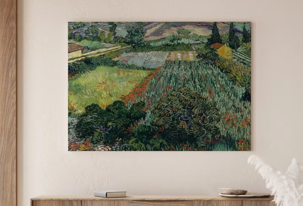 Vincent van Gogh Field with Poppies Printable Famous Art Prints. Instant Download van Gogh Print Vintage Spring Painting. Fine Art Print – Printable Wall Art