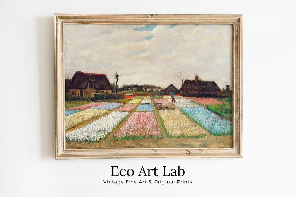 Vincent van Gogh Flower Beds in Holland Printable Famous Art Print. Instant Download van Gogh Print Vintage Wall Art. Antique Fine Art Print – Printable Wall Art