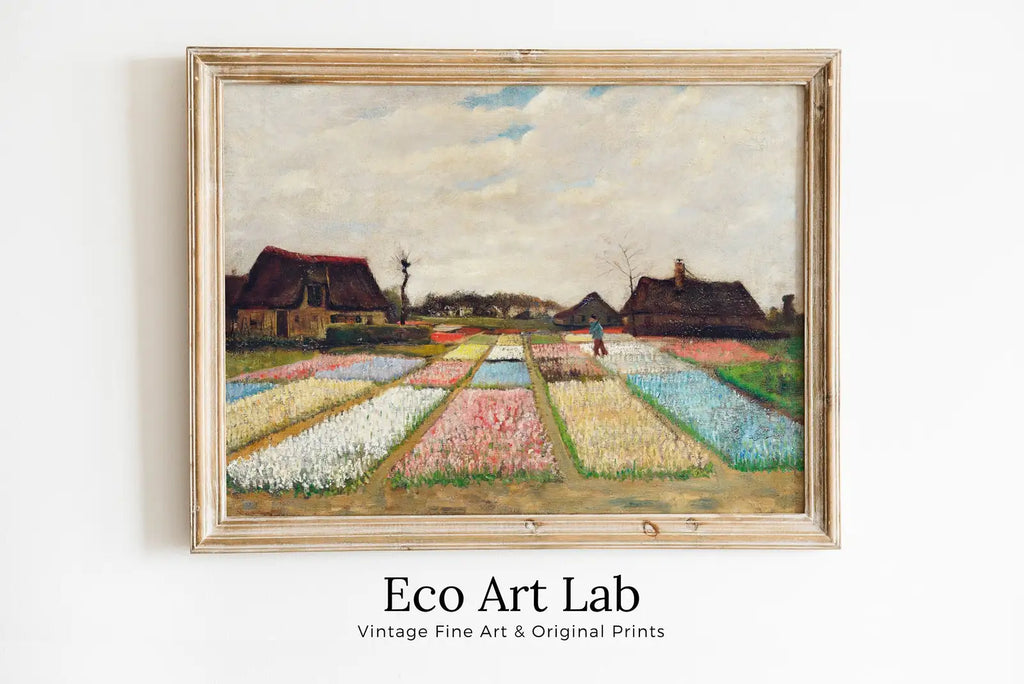 Vincent van Gogh Flower Beds in Holland Printable Famous Art Print. Instant Download van Gogh Print Vintage Wall Art. Antique Fine Art Print – Printable Wall Art Digital Download – Digital Download