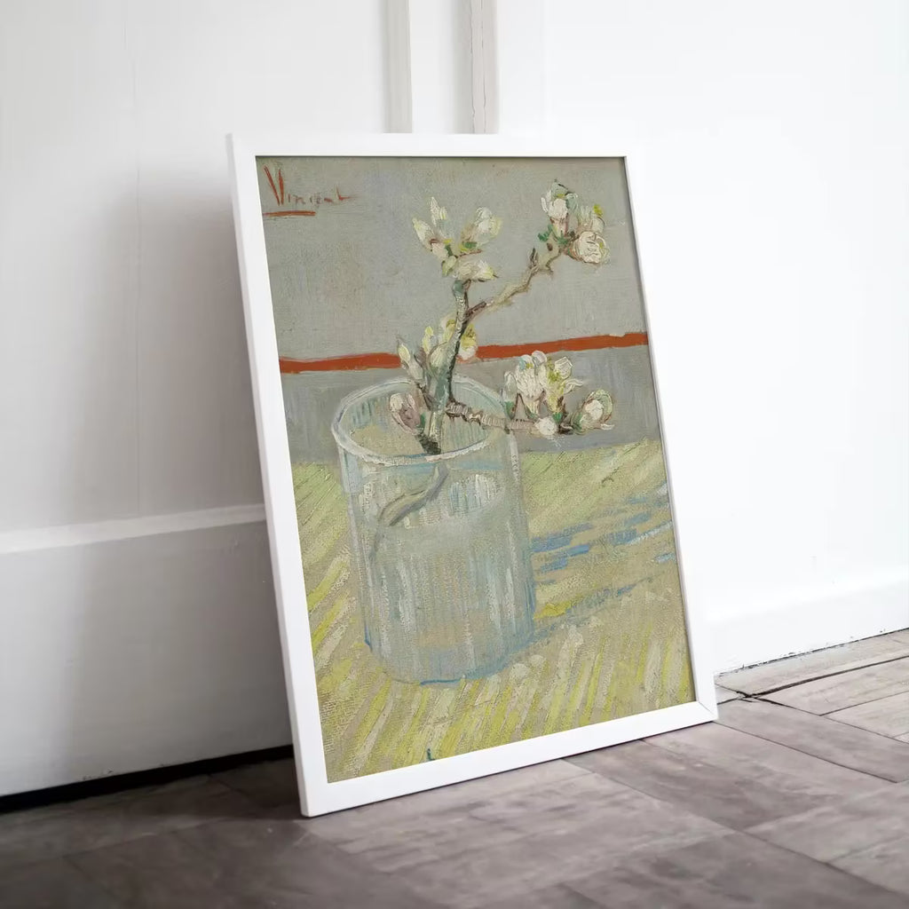 Vincent van Gogh Flowering Almond in a Glass. Famous Printable Art. Instant Download van Gogh Print. Vintage Botanical Art. Fine Art Print – Printable Wall Art