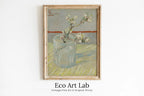 Vincent van Gogh Flowering Almond in a Glass. Famous Printable Art. Instant Download van Gogh Print. Vintage Botanical Art. Fine Art Print – Printable Wall Art Digital Download