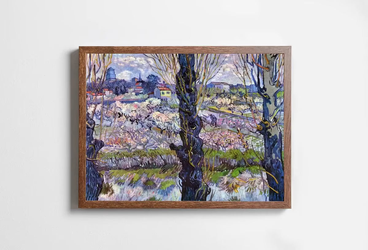 Vincent van Gogh Flowering Orchards Famous Painting. Instant Download Vintage Decor. Van Gogh Botanical Printable Vintage Floral Wall Art. – Printable Wall Art