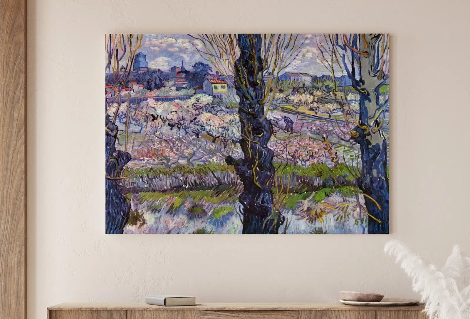Vincent van Gogh Flowering Orchards Famous Painting. Instant Download Vintage Decor. Van Gogh Botanical Printable Vintage Floral Wall Art. – Printable Wall Art Digital Download