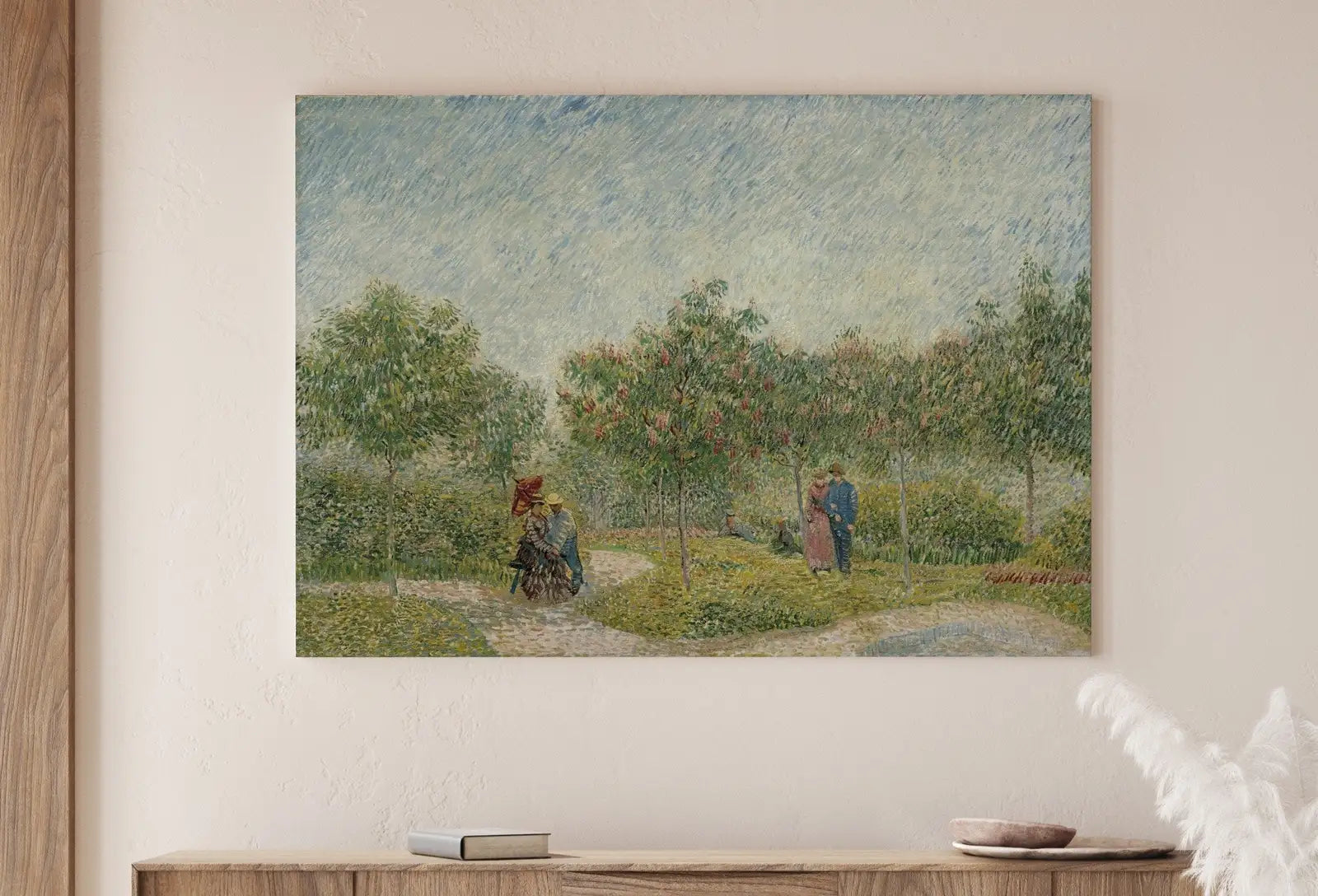 Vincent van Gogh Garden with Lovers Famous Painting. Instant Download Vintage Art. Van Gogh Botanical Printable Art. Vintage Floral Poster – Printable Wall Art Digital Download – Digital Download