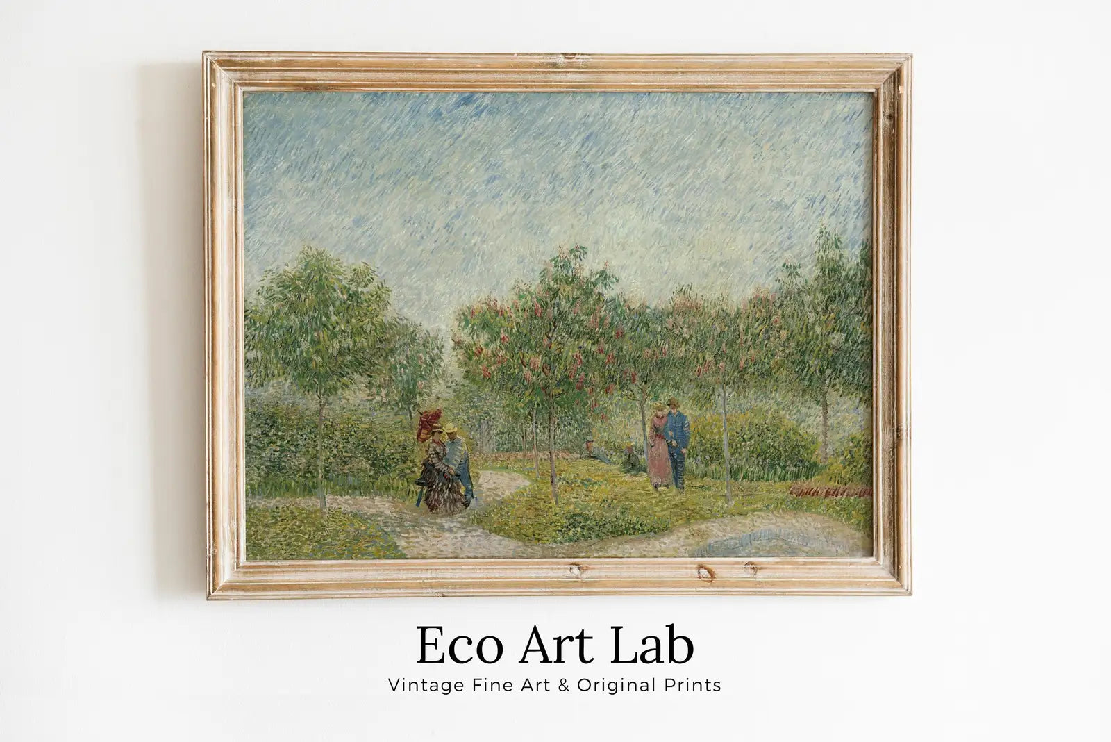 Vincent van Gogh Garden with Lovers Famous Painting. Instant Download Vintage Art. Van Gogh Botanical Printable Art. Vintage Floral Poster – Printable Wall Art Digital Download – Digital Download