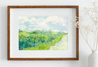 Vincent van Gogh Green Wheat Fields Printable Famous Art Prints. Instant Download van Gogh Print Vintage Spring Painting. Fine Art Print – Printable Wall Art