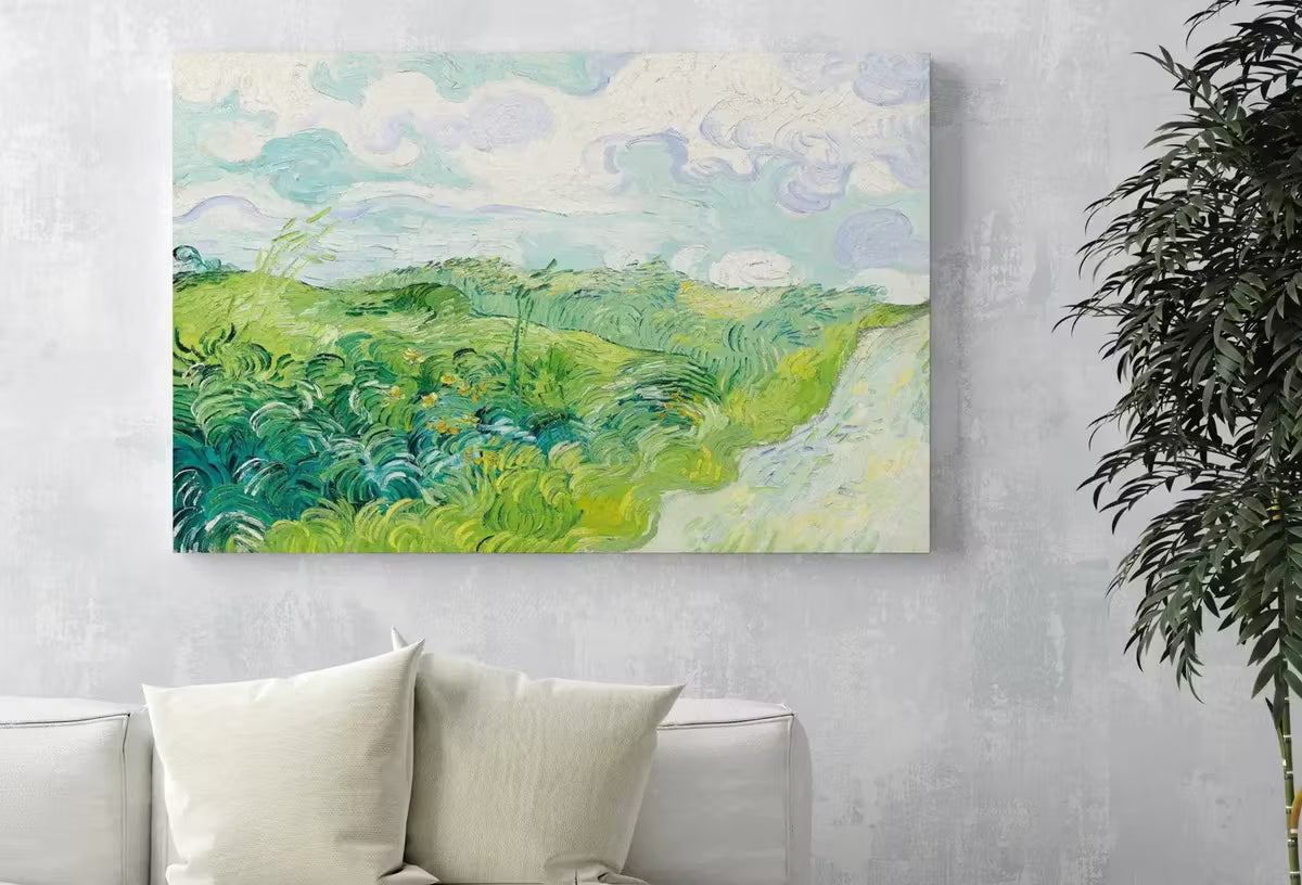 Vincent van Gogh Green Wheat Fields Printable Famous Art Prints. Instant Download van Gogh Print Vintage Spring Painting. Fine Art Print – Printable Wall Art