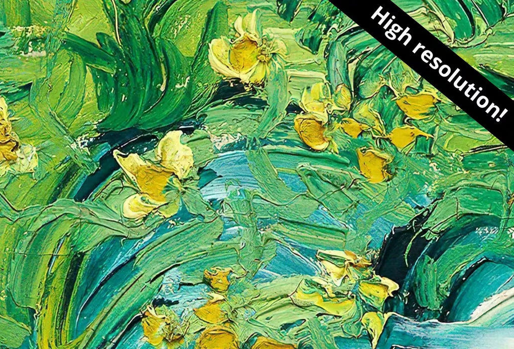 Vincent van Gogh Green Wheat Fields Printable Famous Art Prints. Instant Download van Gogh Print Vintage Spring Painting. Fine Art Print – Printable Wall Art