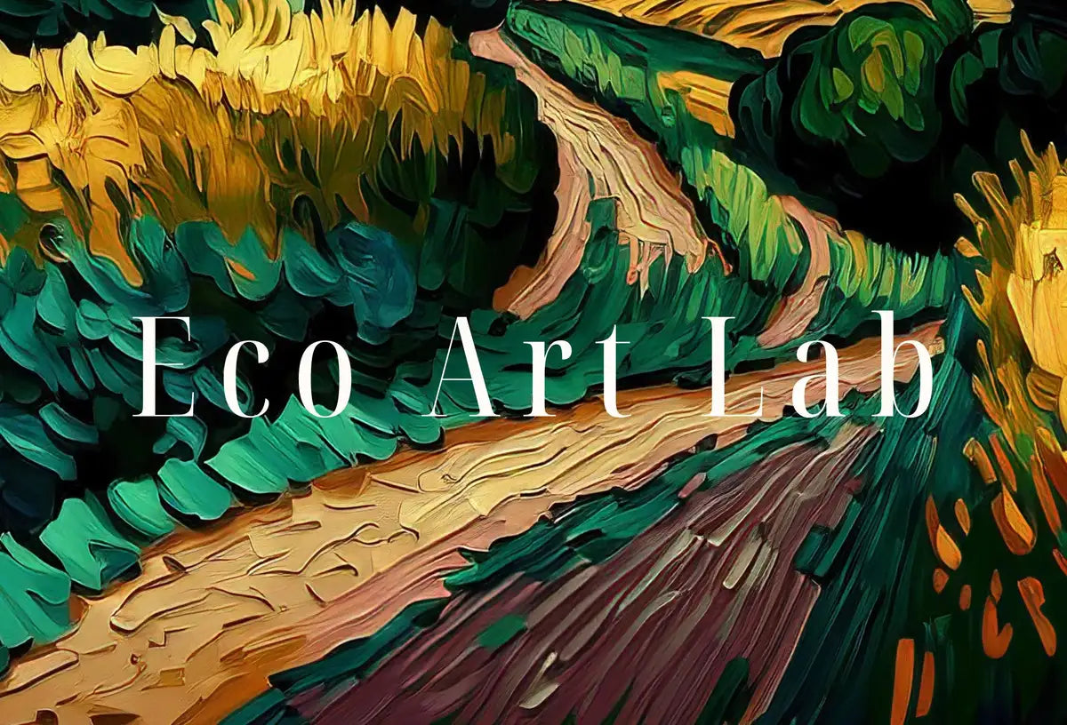Art numérique paysage inspiré par Vincent van Gogh. Téléchargement instantané d’une impression d’art numérique de van Gogh pour la décoration murale. Fine art print.