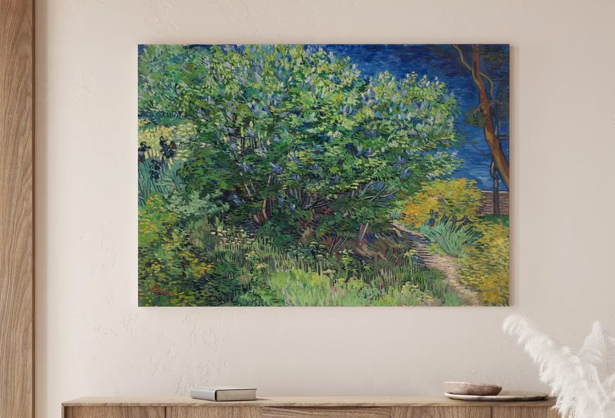 Vincent van Gogh Lilac Bush Famous Painting. Instant Download Vintage Decor. Van Gogh Botanical Printable Wall Art. Vintage Floral Poster – Printable Wall Art