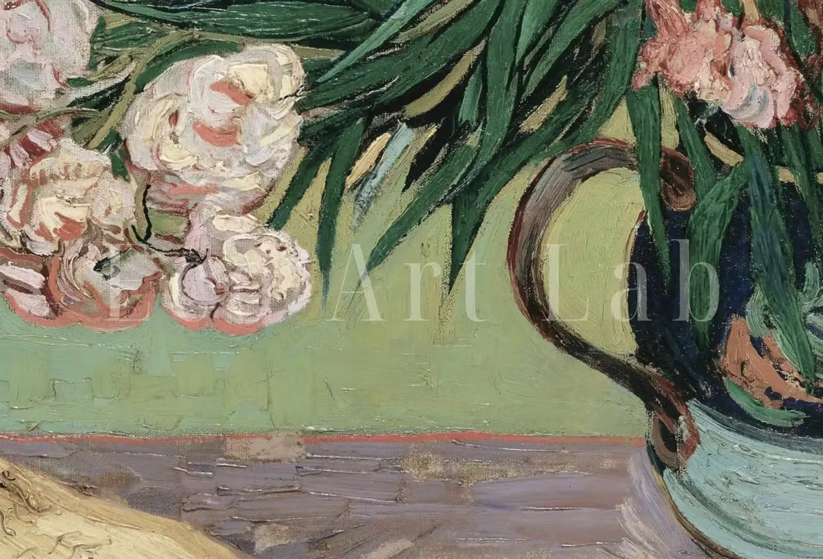 Vincent van Gogh "Oleanders" | Famous Printable Art | Instant Download | Vintage Still Life Painting | Floral Fine Art Print – Printable Wall Art