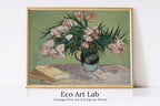 Vincent van Gogh "Oleanders" | Famous Printable Art | Instant Download | Vintage Still Life Painting | Floral Fine Art Print – Printable Wall Art Digital Download – Digital Download