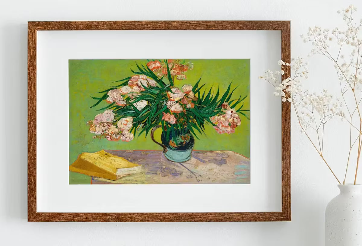 Vincent van Gogh "Oleanders" Printable Famous Art Prints. Instant Download van Gogh Print Vintage Wall Decor. Fine Art Floral Digital Print – Printable Wall Art
