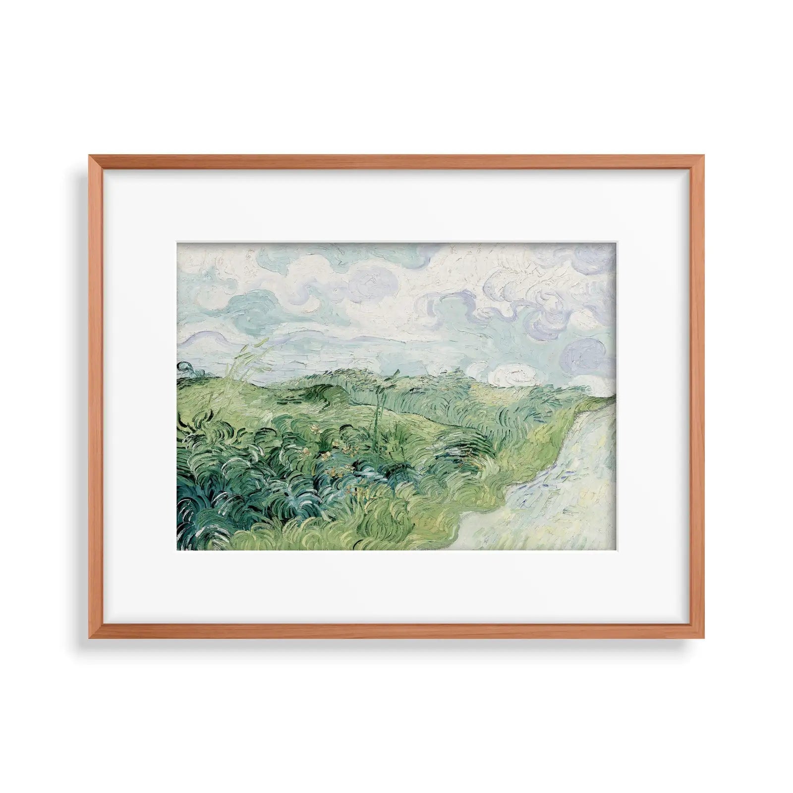 Vincent van Gogh Printable | Famous Art Print | Green Wheat Fields Painting | Instant Download | Vintage Spring Landscape – Printable Wall Art Digital Download