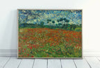 Vincent van Gogh Printable Famous Art Print. Poppy Field. Instant Download van Gogh Print. Vintage Spring Painting. Fine Art Print – Printable Wall Art