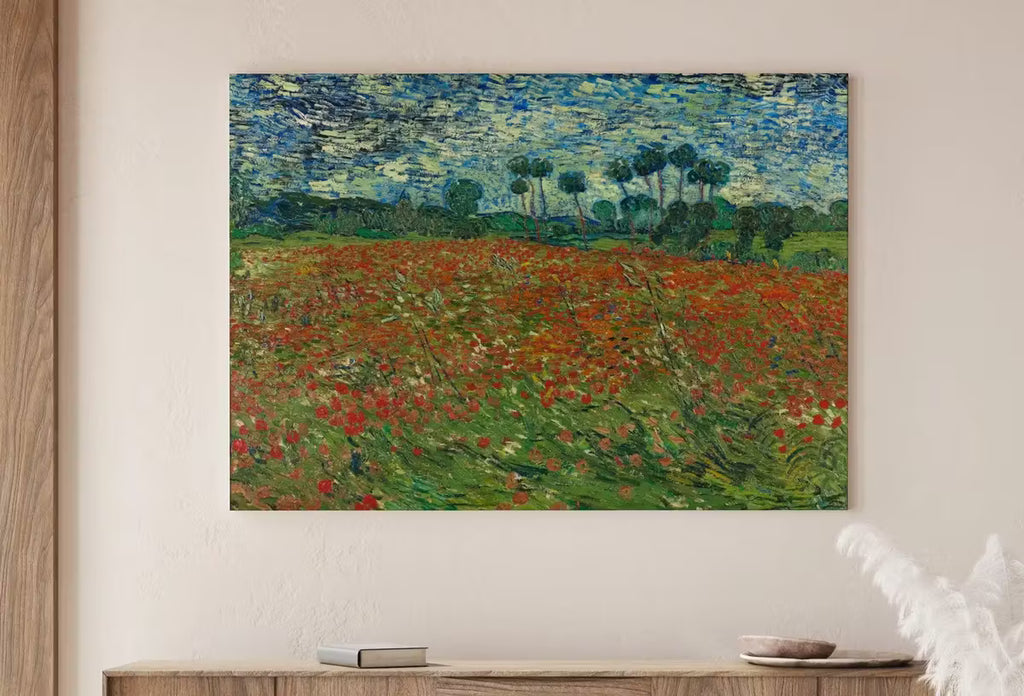 Vincent van Gogh Printable Famous Art Print. Poppy Field. Instant Download van Gogh Print. Vintage Spring Painting. Fine Art Print – Printable Wall Art