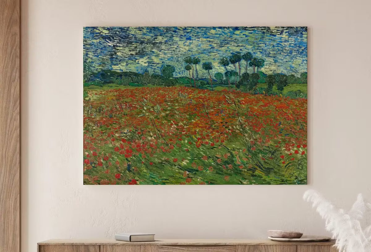 Vincent van Gogh Printable Famous Art Print. Poppy Field. Instant Download van Gogh Print. Vintage Spring Painting. Fine Art Print – Printable Wall Art
