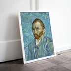 Included artwork preview showing first selection of artworks from Vincent van Gogh Printable Famous Self Portrait Art Print. Instant Download van Gogh Print Vintage Classic Portrait Painting. Fine Art Print.