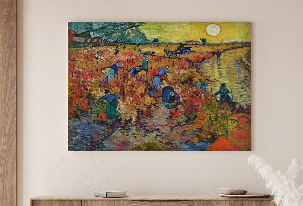 Vincent van Gogh Red Vineyard Landscape Printable Famous Art Prints. Instant Download van Gogh Print Vintage Spring Painting. Fine Art Print – Printable Wall Art