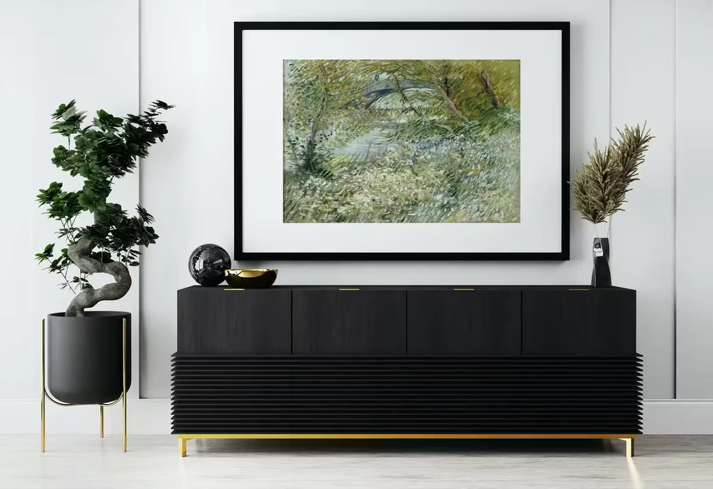 Vincent van Gogh River Bank in Springtime Printable Famous Art Prints. Instant Download van Gogh Print Vintage Painting. Fine Art Print – Printable Wall Art