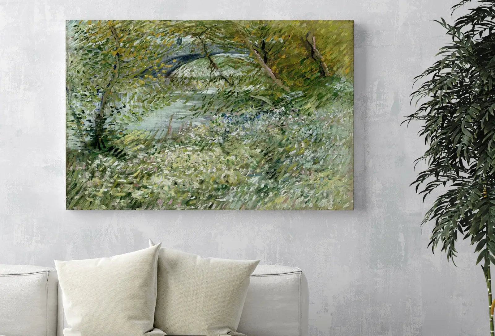 Vincent van Gogh River Bank in Springtime Printable Famous Art Prints. Instant Download van Gogh Print Vintage Painting. Fine Art Print – Printable Wall Art Digital Download – Digital Download