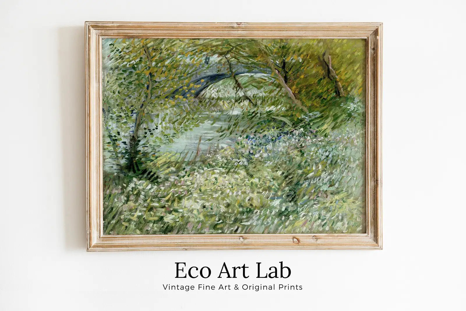 Vincent van Gogh River Bank in Springtime Printable Famous Art Prints. Instant Download van Gogh Print Vintage Painting. Fine Art Print – Printable Wall Art Digital Download – Digital Download
