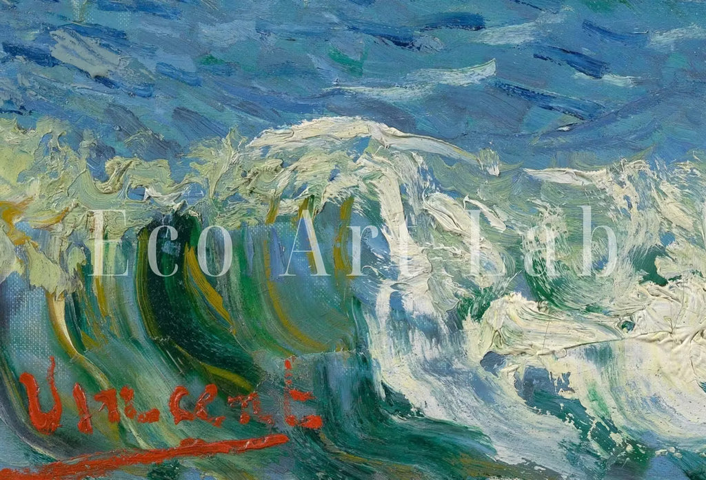 Vincent van Gogh Seascape with Boats. Printable Famous Art Print. Instant Download van Gogh Print. Vintage Nautical Painting. Fine Art Print – Printable Wall Art